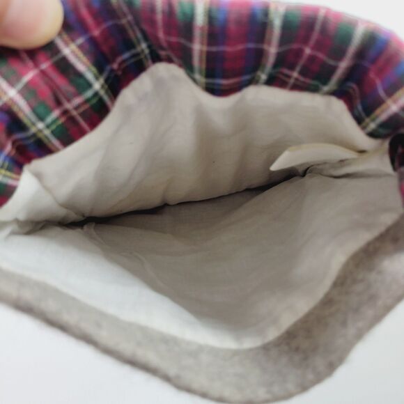 Wool Applique Moose Christmas Stocking Rustic Reindeer Elk Deer 18” - Picture 6 of 7